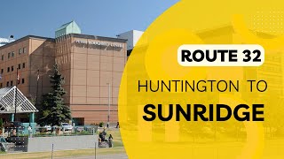 Calgary Transit Route 32 (Huntington - Sunridge) Fall Edition