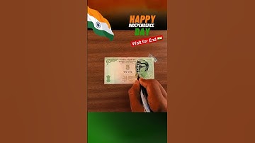 Drawing Netaji On 500 Rupee Note ,Independence Day Drawing #short #15august