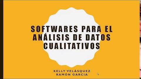 Softwares para el análisis de datos cualitativos