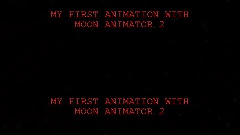 my first roblox animation using moon animator 2