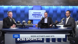 Fantasy Football Today 2021: Week 4 Start 'Em, Sit 'Em
