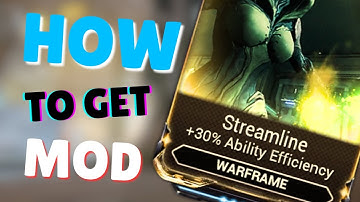 How to get Streamline in Warframe