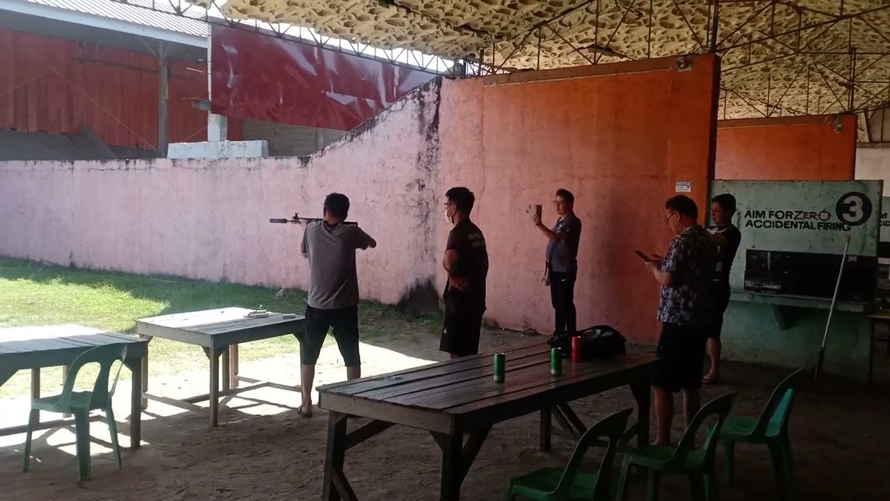Shotgun firing at Mountain clark shooting range