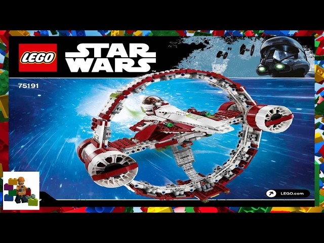 LEGO instructions - Star Wars - 75191 - Jedi Starfighter with Hyperdrive -  YouTube
