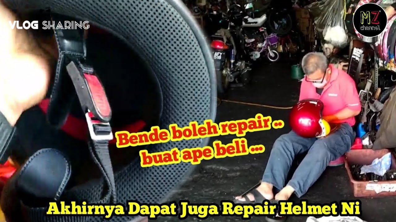 Akhirnya Dapat Juga Repair Helmet Ni 