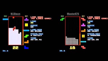Tetris Showcase - Two Tetris Beasts Do Battle (40 Lines in 24s!)