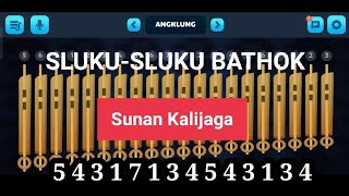 TUTORIAL ANGKLUNG - Sluku-Sluku Bathok | Sholawat | Sunan Kalijaga #SunanKalijagaSlukuSlukuBathok