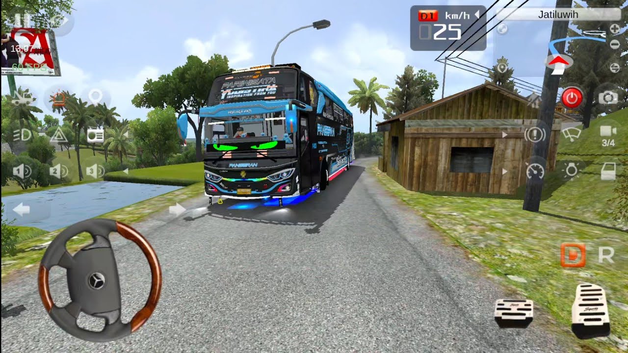 Dikejar Waktu ke Jatiluwih! Aksi Brutal Bus Pangeran Yudistira HD