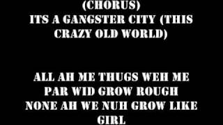 Popcaan - Gangster City (LYRICS) (Follow @DancehallLyrics ) chords