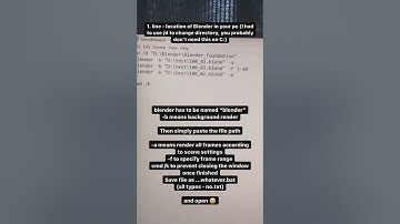 How to render multiple files in blender using just notepad #blender #animation #commandline #render