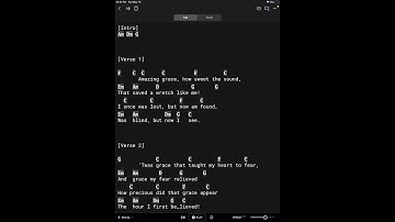 Thumbnail of Amazing grace chords
