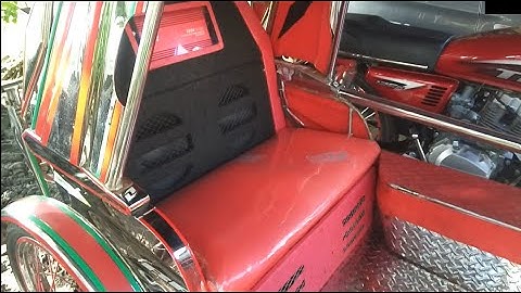 tricycle sound setup 2 amplifier 2 parametric - continental sidecar