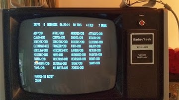 Cosmic Fighter on a Radio Shack TRS-80 Model 1