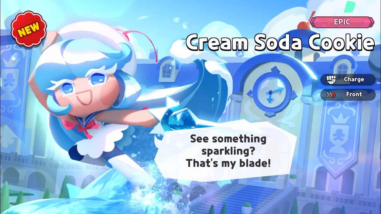 Cookie run kingdom, cream soda cookie collab YouTube