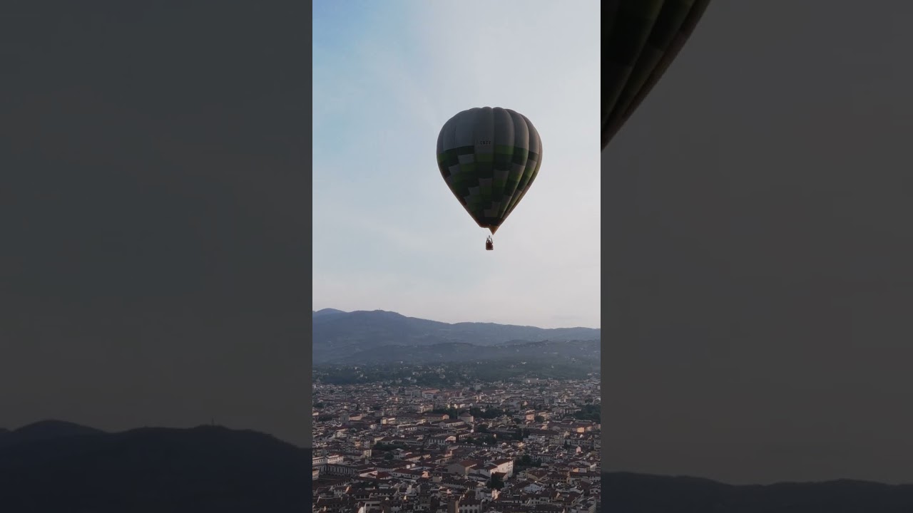 Breathtaking Hot Air Balloon Ride Over Florence 🇮🇹🎈