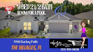 NEW PRICE! PRIVACY in The Villages FL | 5981 Barley Path |BOND PAID