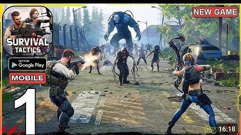 Survival Tactics: Zombie RPG - Gameplay Walkthrough Part 1 - Chapter 1-4 (iOS, Android) Gameplay