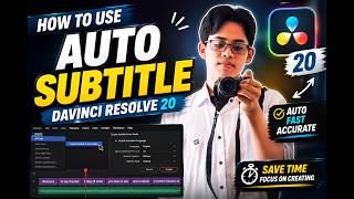 How To Use Auto Subtitle - Davinci Resolve