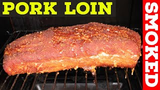 Smoking Pork Loin on a Pit Boss Vertical Pellet Smoker.