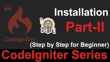 Install codeigniter-Part 2(CODEIGNITER SERIES 2019)(how to download codeigniter framework in hindi )