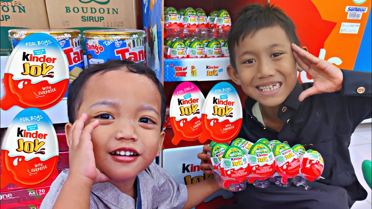 DRAMA BELI KINDER JOY DAN PERMEN YUPI FRUIT COCKTAILS,YUPI SWEET HEART,YUPI PIZZA🍕
