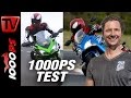 1000PS Test - Sporttourer Vergleich - Kawasaki Z1000SX vs. Suzuki GSX-S 1000F
