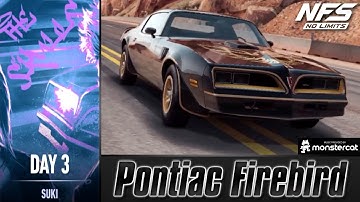 Need For Speed No Limits - Pontiac Firebird | Crew Trials (Day 3 - Suki)