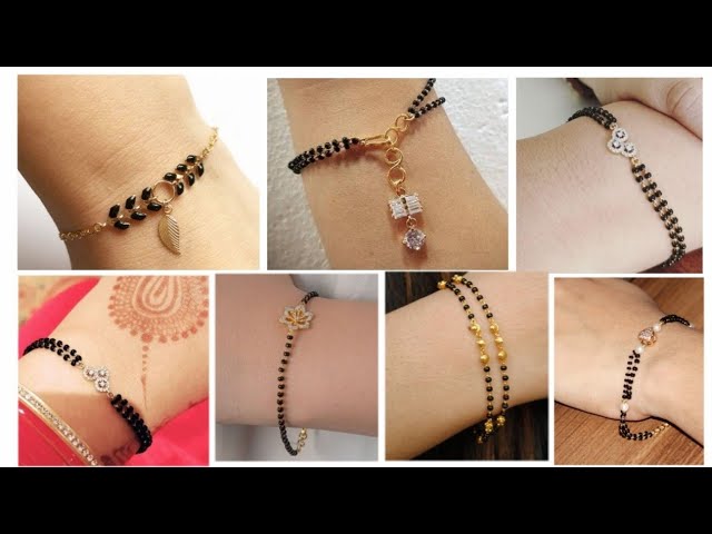 Latest gold mangalsutra bracelets design ll Beautiful mangalsutra designs  for women ll - YouTube
