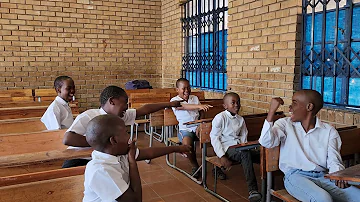 Isaac and Blessing In class🤣.. What Isaac did today 🤣🤣
