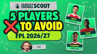 AVOID THESE PLAYERS IN YOUR FPL TEAM ❌️