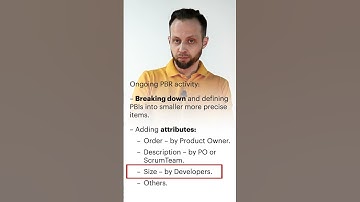SIZING of PBIs is made by the DEVELOPERS of the Scrum Team