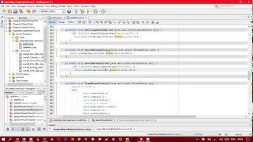 Java Swing Netbeans UI inspiration 08 Left side Nav Bar