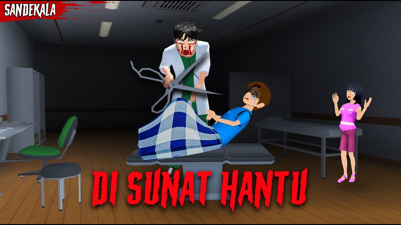 Yuta Disunat Hantu Dokter, Mio Kaget Burung Yuta Habis | Sakura School Simulator