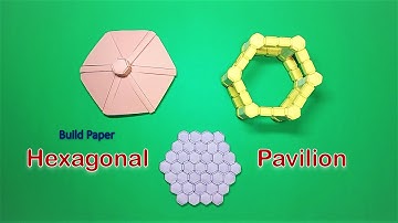 Build Modular Origami Hexagonal Pavilion | Modular Origami Bricks