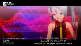 Hachioji-P - &quot;Game Over feat. Hatsune Miku&quot; [MV] (+romaji lyrics and indonesian sub)
