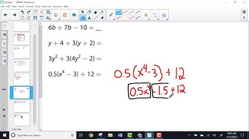 Generating Equivalent Expressions Part II