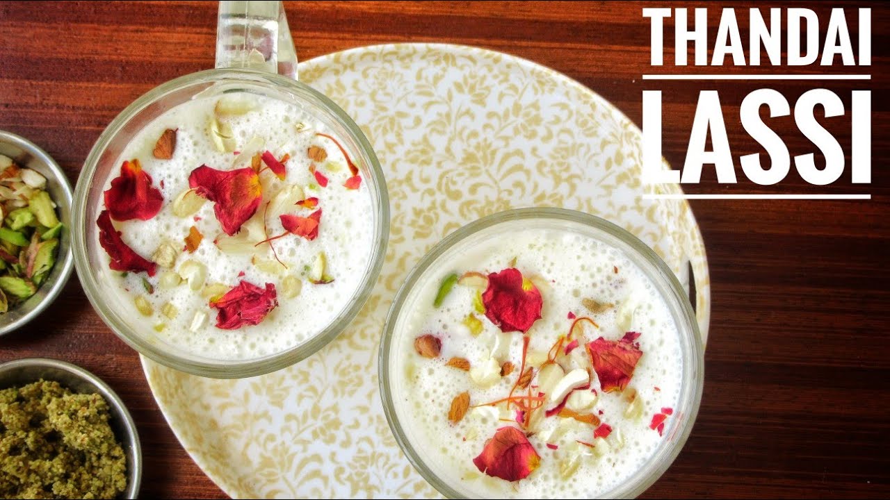 Thandai Lassi Recipe