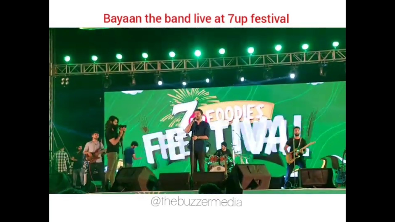 Bayaan the band live at 7up Foodies Festival lahore