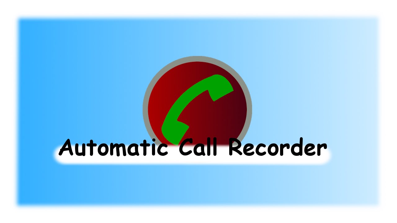 Automatic call recorder (Registrare Le Chiamate) - YouTube