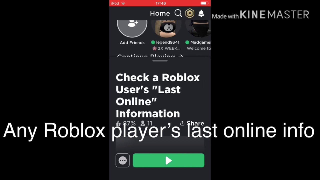 Check any Roblox user’s ‘last online’ information - YouTube