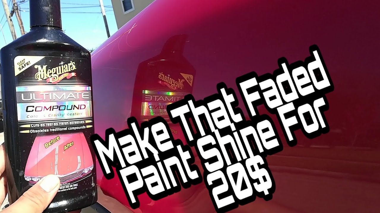 How to Use Ultimate Compound to Restore Faded Paint - Day in the