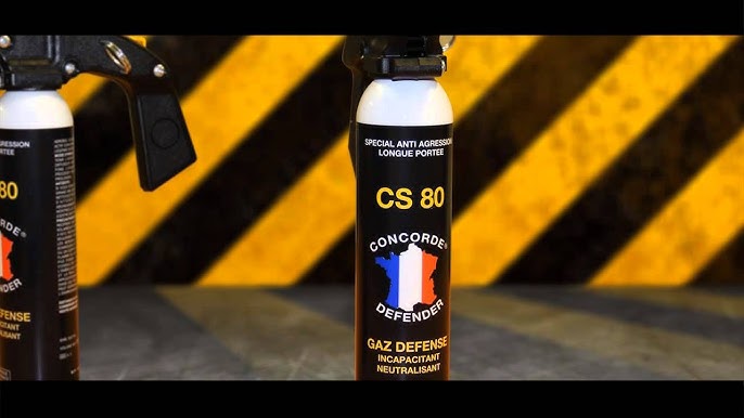 Bombe neutralisante 75 ml - Aérosol anti agression CS pur