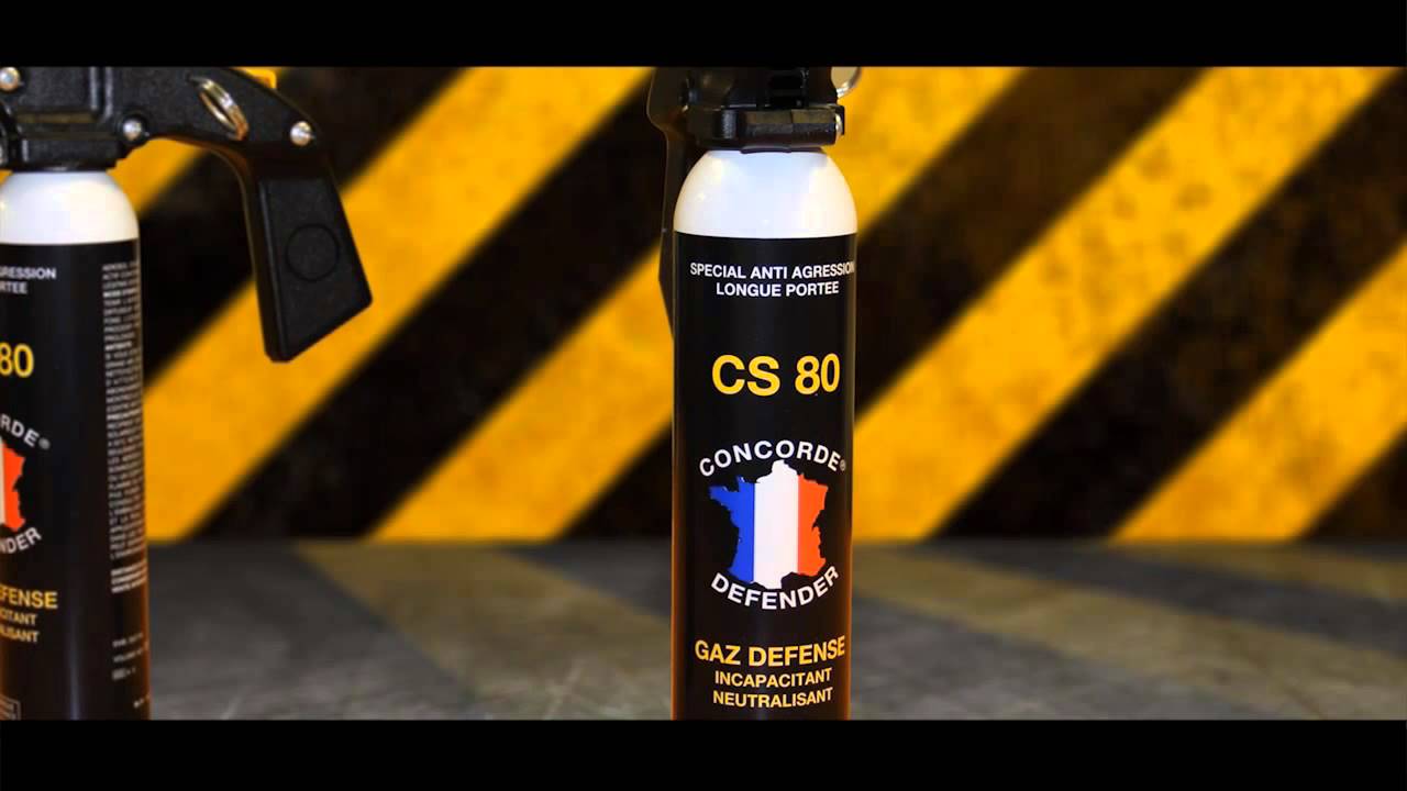 Test Bombe lacrymogène 300ml gel - Arme de défense anti agression