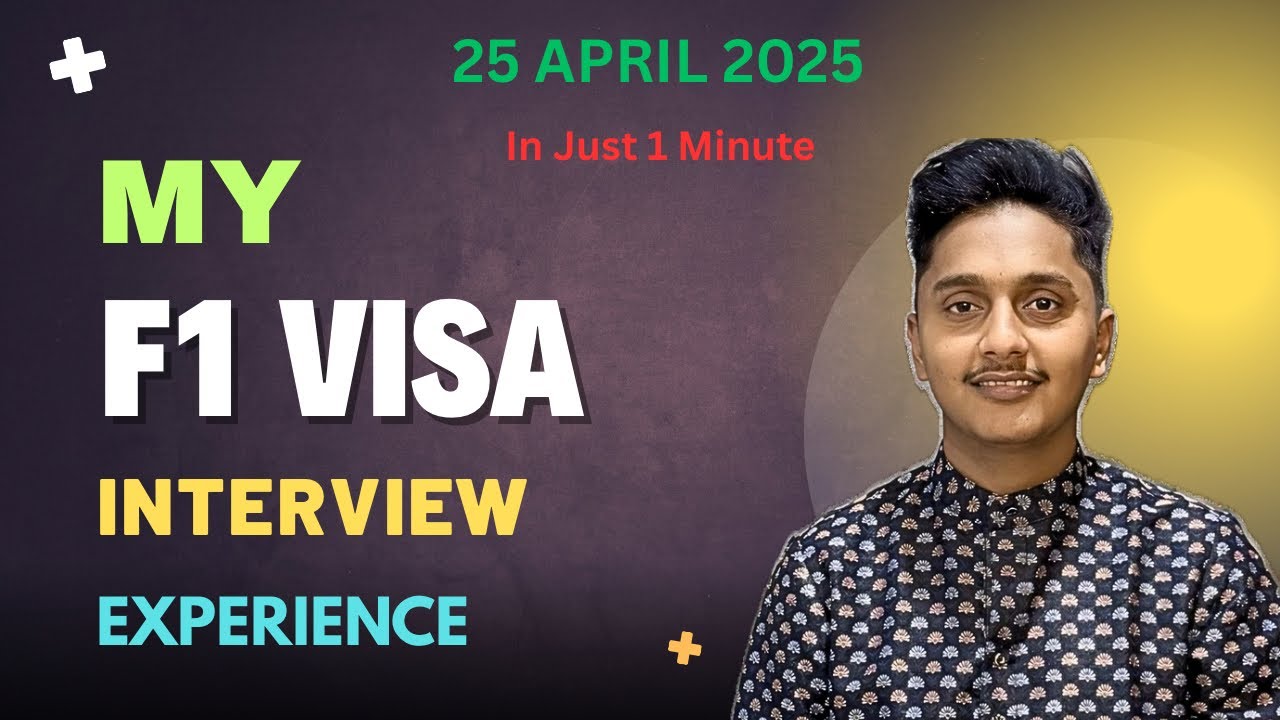 My USA f1 visa interview experience / Usa Visa Interview - #usaf1visa # ...