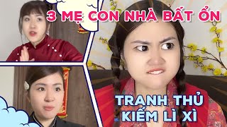 Khi 3 Mẹ con Nhà Bất Ổn Tranh Thủ Kiếm Lì Xì Ngày Tết Kiểu 🤡 || Yến Nồi Cơm Điện