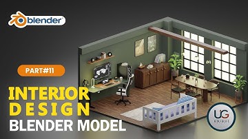 how to create Interior Design in Blender | tutorial /3d /#part11