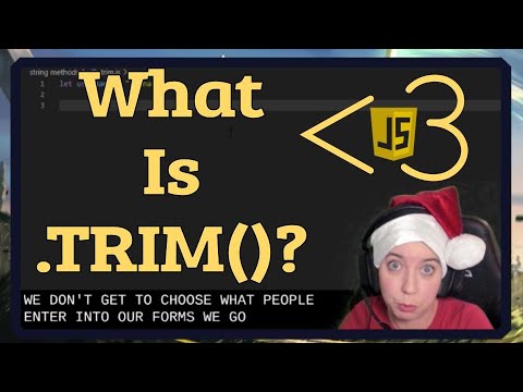 js trim  New  What is .trim() String Method? | JavaScript in LESS-THAN 3 Minutes | Beginner JavaScript Series