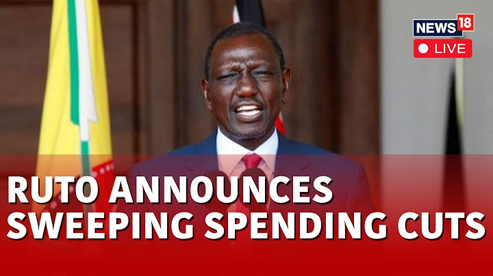 Kenyan President William Ruto Announces Massive Budget Cuts After Violent Protests | N18G