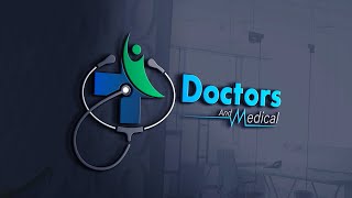 Cara membuat ilustrator desain logo Dokter & Medis||tutorial desain logo ilustrator||Rasheed RGD