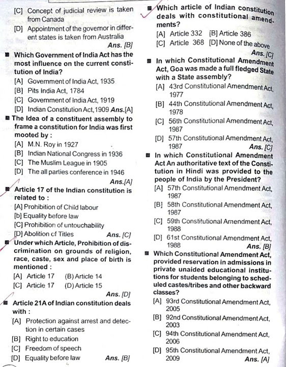 Indian polity important for assam upcoming competitive exam gubed 